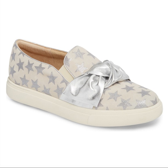 Vaneli Shoes - VANELi silver & beige slip on sneaker